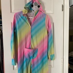 Girl justice bodysuit unicorn size 14/16